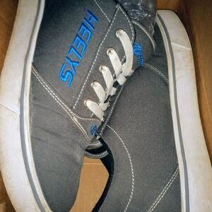 Heelys Men's Grey w powder blue  Pro 20 Skate Shoes(EUC) Ex C